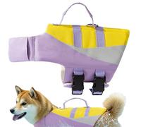 Chaleco salvavidas para perros para nadar, chaleco salvavidas de seguridad con protección de la vida para perros flotantes, chaleco salvavidas ajustable impermeable para paseos al aire libre canotaje