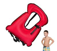 Chaleco salvavidas: respiración inflable de natación, pesca de chaleco salvavidas | Vida Life Vest Preserver ajustable Vida que salva la flotabilidad de snorkel de snorkel, chaleco de brote inflable s