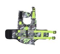 Chaleco salvavidas y chaleco salvavidas para perros | Chaleco flotante ajustable con mango ergonómico | Chaleco salvavidas protector para perros/canotaje/kayak (S)