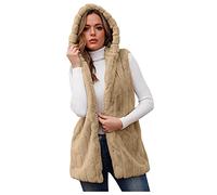 Chaleco sin mangas de forro polar para mujer, abrigo de forro polar para mujer, chaleco largo deportivo, chaleco térmico largo, transpirable, cárdigan boho, chaleco de senderismo, chaleco informal de