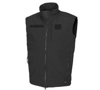 Chaleco SoftShell MFH Allround Hombre Impermeable Calentador De Cuerpo Negro