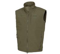 Chaleco SoftShell MFH Allround Hombre Senderismo Outdoor Cálido Verde aceituna