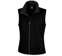 Chaleco Softshell Para Mujeres Con Cremallera Impreso Result