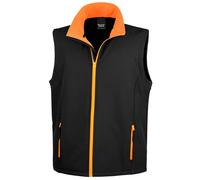 Chaleco Softshell Result Hombre Cortaviento Impermeable Cierre Cremallera