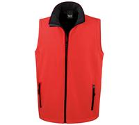 Chaleco Softshell Result Hombre Cortaviento Impermeable Cierre Cremallera