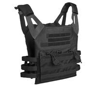 Chaleco táctico con soporte de placas MIL TEC Gen II MOLLE Modular negro