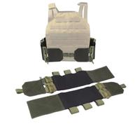 Chaleco táctico Cummerbund correa de montaje de liberación rápida para chaleco JPC/LBT/LBX/FCPC con bolsas de revista, equipo de airsoft (OD)