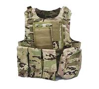 Chaleco táctico militar al aire libre, chaleco de juego de campo, equipo de protección de paintball, chaleco protector de pistola de aire, adecuado para la caza al aire libre, entrenamiento de combate