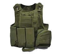 Chaleco táctico militar al aire libre, chaleco de juego de campo, equipo de protección de paintball, chaleco protector de pistola de aire, adecuado para la caza al aire libre, entrenamiento de combate