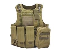 Chaleco táctico militar al aire libre, chaleco de juego de campo, equipo de protección de paintball, chaleco protector de pistola de aire, adecuado para la caza al aire libre, entrenamiento de combate