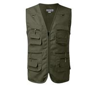 Chaleco táctico para hombre con muchos bolsillos, disfraz cargo táctico, chaleco de trabajo, chaqueta sin mangas softshell, chaleco deportivo para exteriores, chaleco de protección militar, chaleco de