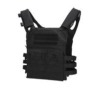 Chaleco táctico para hombre y hombre, chaleco ligero para caza, chaleco de transporte de airsoft, chalecos utilitarios para paintball al aire libre, juego de guerra, Negro, Altoa única