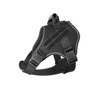 Chaleco táctico para perros al aire libre, arnés de cable, caja de cinturón ajustable transpirable para entrenamiento de senderismo, accesorios diarios, arnés acolchado para perros para entrenamiento