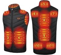 Chaleco Térmico Hombre mujer Chaleco Calefacción Inteligente Temperatura Control Recargable Por Usb Chaqueta Calefactada Chaleco Calefactor 11 Zonas Heated Vest Chaleco Eléctrico