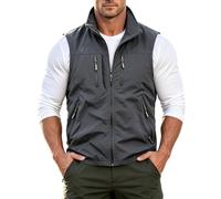 Chaleco tradicional de terciopelo para hombre, deportivo, de verano, transpirable, gris, 6XL