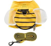 Chaleco transpirable para perro sin estrangulamiento con correa, mochila de malla de primera calidad para caminar, jugar, ligero, fácil de mascotas