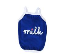 Chaleco transpirable para perros con estampado de letras, disfraz de primavera para el día caluroso, chaleco pastoral encantador y delgado y pequeño, ropa para perros, gatos, ropa para perros pequeños