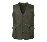 Chaleco Verano Hombre Casual - Men'S Outerwear Vests Pocket Lightweight Casual Layering Ideal For Spring Summer Fall Everyday Comfort Easy Care Machine Wash (Khaki Xxxxl)