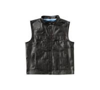 Chaleco West Coast Choppers Collab 131/2 Piel CFL NegroXL Negro