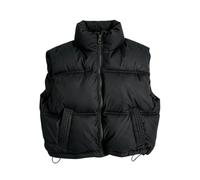 Chalecos acolchados para niñas, sin mangas, acolchado, chaleco acogedor | Chaleco de cuello alto resistente al viento para niños, chalecos ligeros con cremallera, bolsillos para invierno, cálido