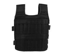 Chalecos de Peso,Chaleco Cargado, Ropa de la del Ejercicio Fuerza Chaqueta Aptitud 50KG para el Entrenamiento Que Corre Gimnasio (Vacío)