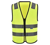 Chalecos de seguridad Alta Visibilidad Cremallera Reflectante Amarillo Fluo