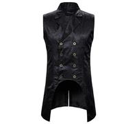 Chalecos nuevos para Hombre, Moda para premios de graduación, ocasión, Chaleco de Longitud Media, Esmoquin de Corte, Chalecos a Juego Camiseta Mangas Negra Hombre Camiseta Transpirable