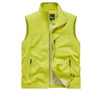 Chalecos para hombre Chaleco Softshell ligero impermeable a prueba de viento Ropa de abrigo casual Pesca Safari Utility Chaleco de trabajo de secado rápido Chaleco de trabajo Cargo Gilets sin mangas
