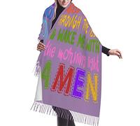 Chales Y Mantones Morados Con Versos De Fe Y Oración Religiosa Sobre Dios Chal Invierno Clásico Flecos Bufandas Moda Bufanda Con Borlas