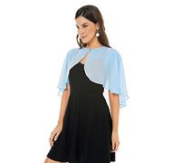 Chales y pañoletas para vestido de noche, chales de gasa para invitada de boda, dama de honor, bufandas para mujer, Talla única