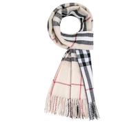 Chalier Fashion Bufanda de invierno para hombre térmica a cuadros Bufanda de moda clásica con borla larga para hombre y mujere