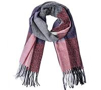 Chalier Fashion Bufanda de Mujer Bufandas de Punto Caliente de Invierno Bufanda Larga y Suave Chal con Flecos