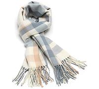 Chalier Fashion Bufanda de Mujer Bufandas de Punto Caliente de Invierno Bufanda Larga y Suave Chal con Flecos