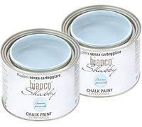 CHALK PAINT AZUL PROVENZAL Pintura Shabby Chic Vintage para muebles y paredes extra mate (2 x 500 ml)