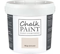 Chalk Paint Everything® - Pintura tiza Beige Francese vuelva a dar color fácilmente todo tipo de material sin lijar (5 Litros)