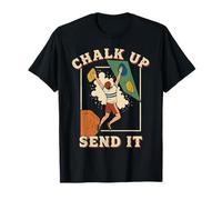 Chalk Up Send It Escalada Boulder Diversión Camiseta