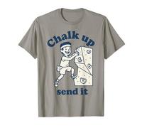 Chalk Up Send It Escalada Diversión Aventura Camiseta