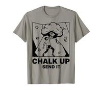 Chalk Up Send It Rock Escalada Diversión Camiseta