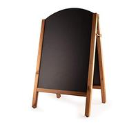 Chalkboards UK Pizarras Reversibles de Calidad de Reino Unido con Marco en A, Madera, Negro, A1, 102 x 73 x 5 cm