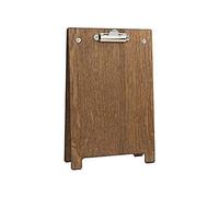 Chalkboards UK Portapapeles, Madera, Roble Oscuro, A5, 25,6 x 16,6 x 4,4 cm