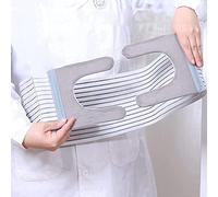 CHALKSEA Cinturón De Soporte De Estoma De Hernia De Ostomía Ajustable, Cinturón De Sujeción De Carpeta Abdominal para Prevenir La Hernia De Parastoma En Pacientes con Colostomía,L