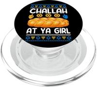 Challah At Ya Girl Jewish Hanukkah Fun PopSockets PopGrip para MagSafe