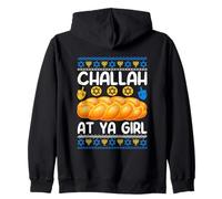 Challah At Ya Girl Jewish Hanukkah Fun Sudadera con Capucha