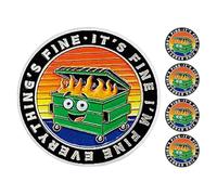 Challenge Coin, Token, 5X Value Pack, Hilarious Commemorative Piece, Inspirational Sarcastic Gear, Office Humor Category, Standard Bronze Set for Coworker