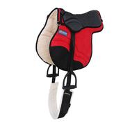 Challenger Horse Ingls Western Trail Western Fleece acolchado Saddle Bareback Paddle Red 39ts05Rd