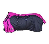 CHALLENGER Manta de invierno de 152,4 cm 1200D con forro polar impermeable y forro medio, color frambuesa 383LG