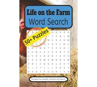 Challenging Life on the Farm Word Search: 6x9 inches - 110 pages - 50+ puzzles...Vacation, Holiday and Free Time Gifts