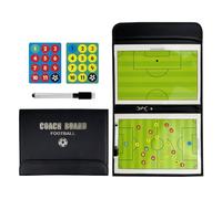 CHALVIOR Pizarra Tactica Futbol, Magneticas Carpeta Táctica de Fútbol Plegable, Football Coach Board, Regalo Entrenador Fútbol, con Imanes, Lapiceros y Borrador para Estrategia Competencia