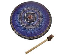 chamán, 25 cm, mano con mango tambor, tambor chamánico hecho a mano, madera, marco para música espiritual, curación sonido, meditación, decoración del hogar, instrumentos percusión