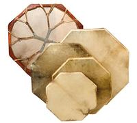 Chamán carga de 8 Rectangular 50 cm tambor de marco piel de cabra Shaman Drum Incluye Stick
